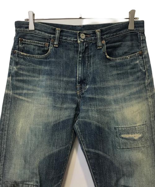 KAPITAL（キャピタル）KAPITAL (キャピタル) リペアダメージデニムパンツ インディゴ サイズ:32の古着・服飾アイテム