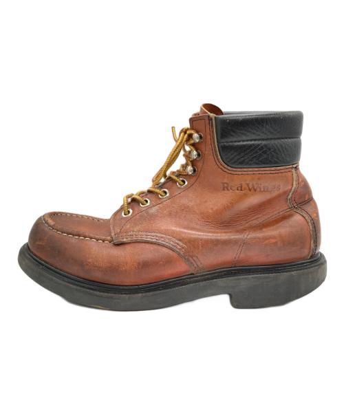 RED WING（レッドウィング）RED WING (レッドウィング) 204 スーパーソール モックトゥ ワークブーツ ブラウン サイズ:7Dの古着・服飾アイテム