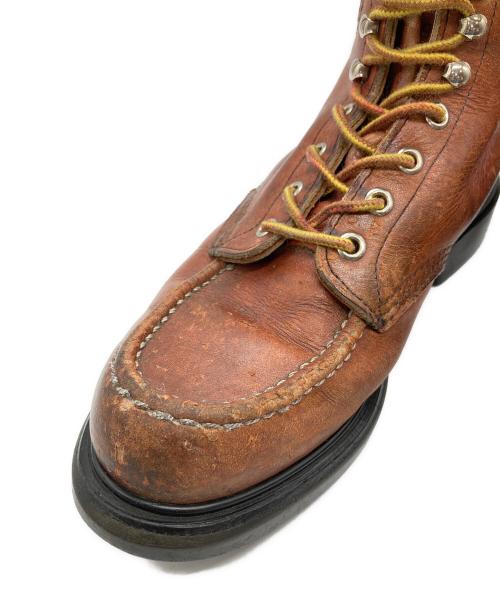 RED WING（レッドウィング）RED WING (レッドウィング) 204 スーパーソール モックトゥ ワークブーツ ブラウン サイズ:7Dの古着・服飾アイテム