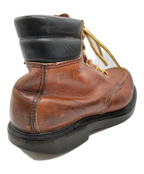 RED WING（レッドウィング）RED WING (レッドウィング) 204 スーパーソール モックトゥ ワークブーツ ブラウン サイズ:7Dの古着・服飾アイテム