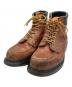 RED WING（レッドウィング）の古着「204 スーパーソール モックトゥ ワークブーツ」｜ブラウン