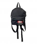 MM6 Maison Margiela×EASTPAKエムエムシックスメゾンマルジェラ×イーストパック）の古着「ミニリュック ショルダーバッグ」｜ブラック