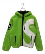 SUPREME×THE NORTH FACEシュプリーム×ザ ノース フェイス）の古着「Logo Hoodie Fleece Jacket」｜グリーン