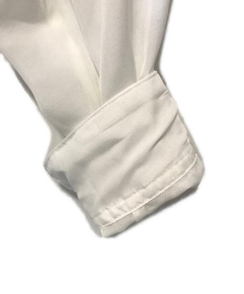 71 MICHAEL（ミシェル）71 MICHAEL (ミシェル) Long sleeve shirt by sheer material ホワイト サイズ:Mの古着・服飾アイテム