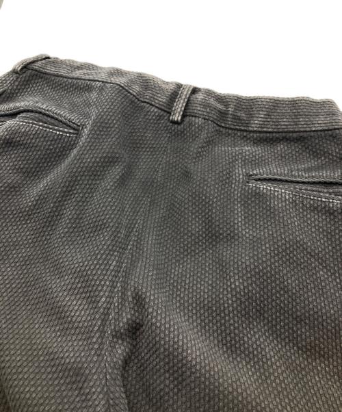 COLINA（コリーナ）COLINA (コリーナ) 刺し子2タックイージパンツ グレー サイズ:Mの古着・服飾アイテム