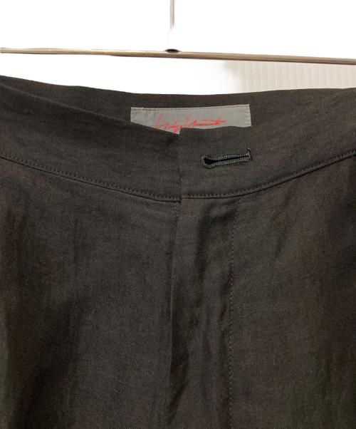 yohji yamamoto+noir（ヨウジヤマモトプリュスノアール）yohji yamamoto+Noir (ヨウジヤマモトプリュスノアール) ラップパンツ ブラック サイズ:3の古着・服飾アイテム