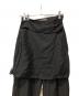 中古・古着 yohji yamamoto+Noir (ヨウジヤマモトプリュスノアール) ラップパンツ ブラック サイズ:3：10000円