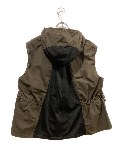yausye（ヤウセ）yausye (ヤウセ) ナイロンベスト オリーブ サイズ:Ｍの古着・服飾アイテム