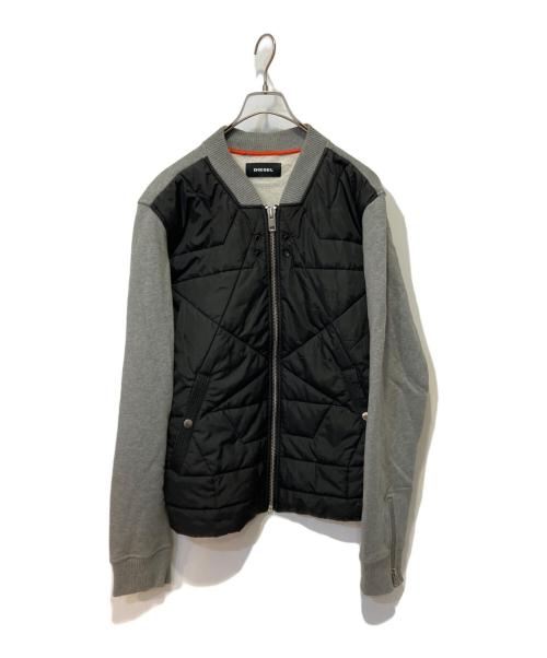 DIESEL（ディーゼル）DIESEL (ディーゼル) キルティングジャケット ブラック サイズ:Ｌの古着・服飾アイテム