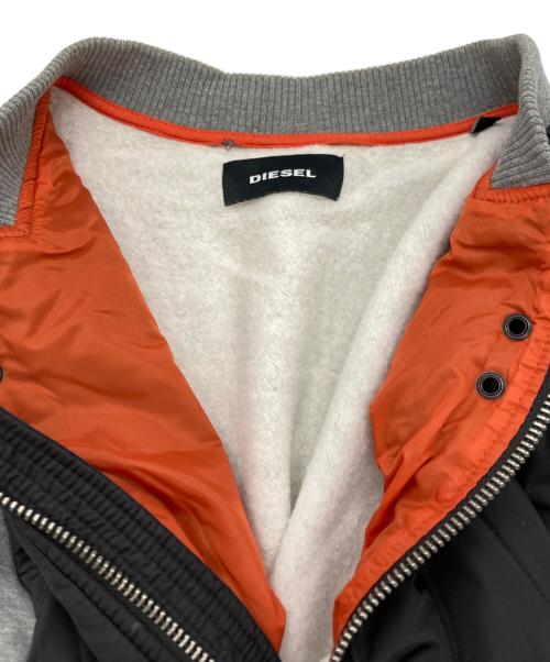 DIESEL（ディーゼル）DIESEL (ディーゼル) キルティングジャケット ブラック サイズ:Ｌの古着・服飾アイテム