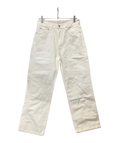 45R（フォーティファイブ・アール）45R (フォーティーファイブアール) ライ麦デニムのシャルロット5 ホワイト サイズ:31の古着・服飾アイテム