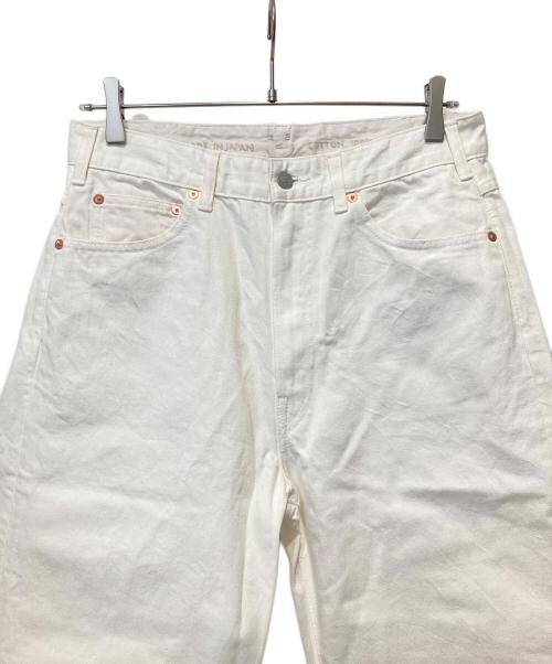 45R（フォーティファイブ・アール）45R (フォーティーファイブアール) ライ麦デニムのシャルロット5 ホワイト サイズ:31の古着・服飾アイテム