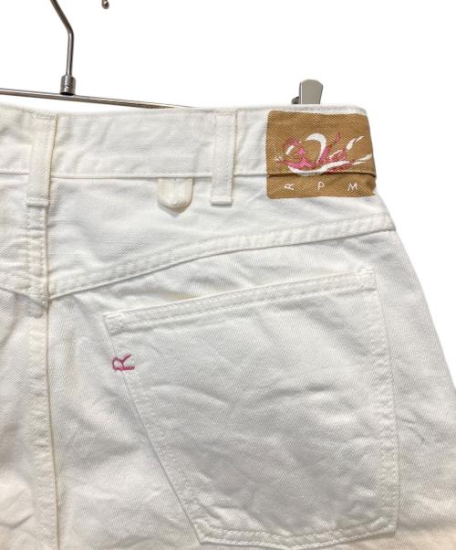 45R（フォーティファイブ・アール）45R (フォーティーファイブアール) ライ麦デニムのシャルロット5 ホワイト サイズ:31の古着・服飾アイテム