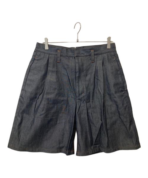 SHINYA KOZUKA（シンヤコズカ）SHINYA KOZUKA (シンヤコズカ) TACK SHORTS インディゴ サイズ:Mの古着・服飾アイテム