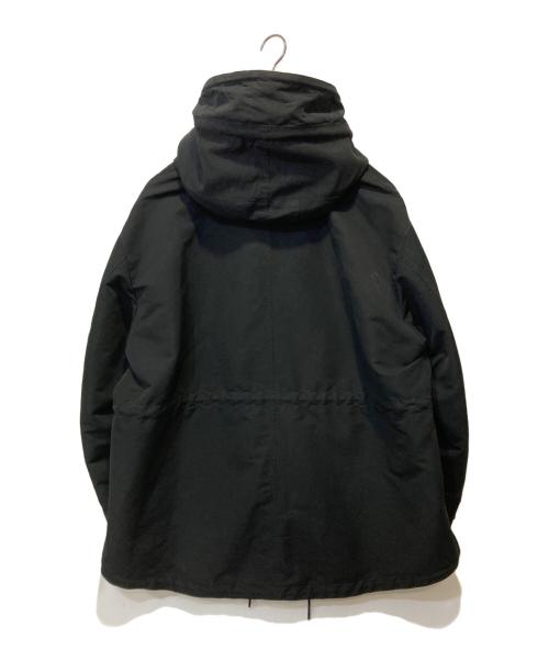 THE RERACS（ザ リラクス）THE RERACS (ザ リラクス) LIGHT SMOOTH BONDING THE MODS COAT ブラック サイズ:48の古着・服飾アイテム