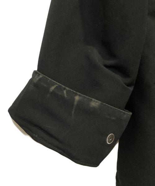 THE RERACS（ザ リラクス）THE RERACS (ザ リラクス) LIGHT SMOOTH BONDING THE MODS COAT ブラック サイズ:48の古着・服飾アイテム