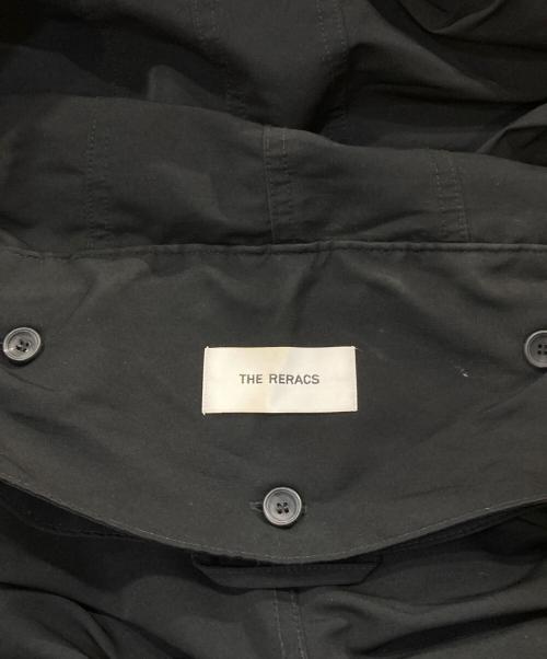 THE RERACS（ザ リラクス）THE RERACS (ザ リラクス) LIGHT SMOOTH BONDING THE MODS COAT ブラック サイズ:48の古着・服飾アイテム