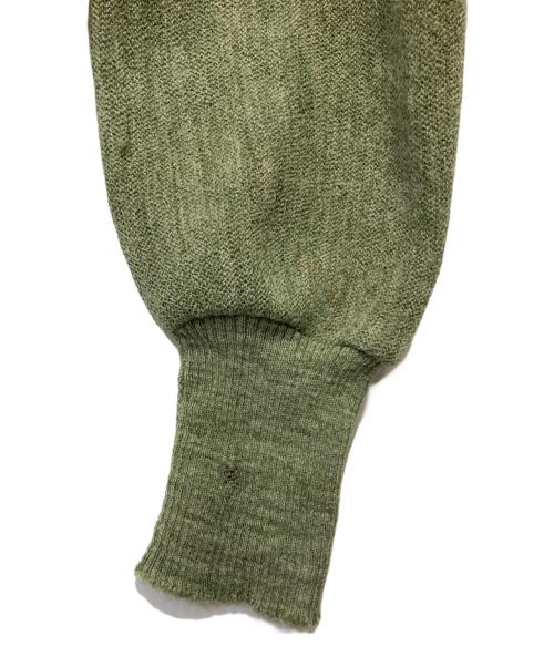 robert bruce（ロバートブルース）robert bruce (ロバートブルース) アルパカ混ニットカーディガン 若草色 サイズ:XLの古着・服飾アイテム