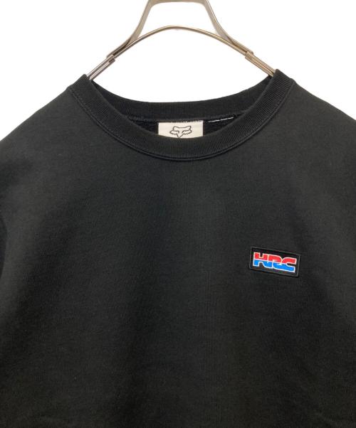 SUPREME（シュプリーム）Supreme (シュプリーム) FOX RACING (フォックスレーシング) 19AW Honda Fox Racing Crewneck ブラック サイズ:Mの古着・服飾アイテム
