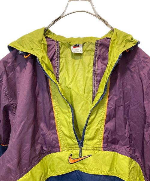 NIKE（ナイキ）NIKE (ナイキ) 90’Sナイロンアノラックパーカー マルチカラー サイズ:Mの古着・服飾アイテム