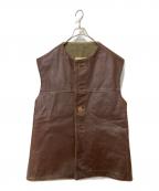 VINTAGE MILITARYヴィンテージ ミリタリー）の古着「ジャーキンベスト」｜ブラウン