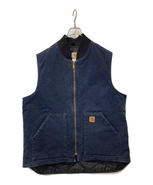 CarHartt（カーハート）CarHartt (カーハート) ダック地ベスト ネイビー サイズ:XLの古着・服飾アイテム