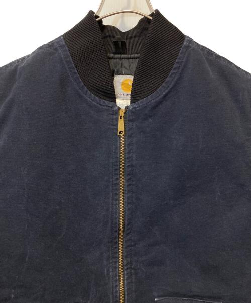 CarHartt（カーハート）CarHartt (カーハート) ダック地ベスト ネイビー サイズ:XLの古着・服飾アイテム