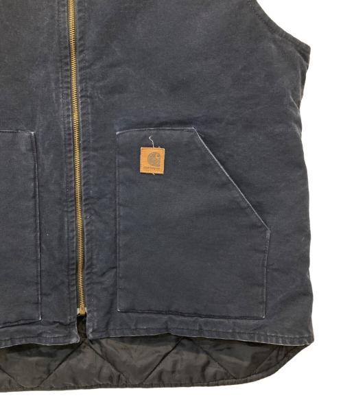 CarHartt（カーハート）CarHartt (カーハート) ダック地ベスト ネイビー サイズ:XLの古着・服飾アイテム