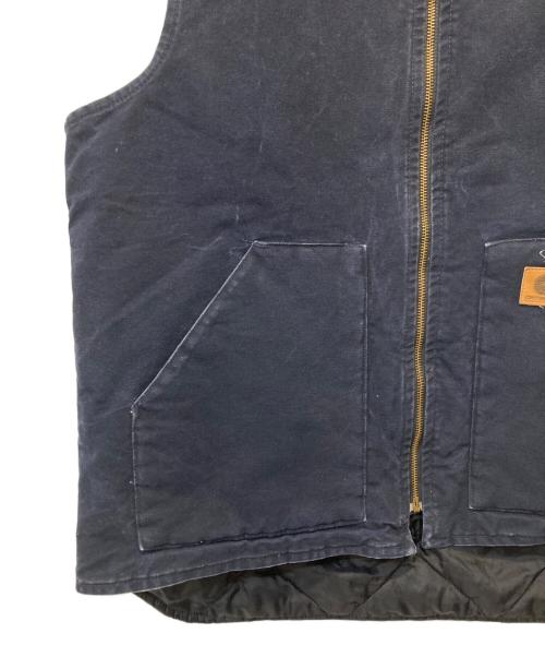 CarHartt（カーハート）CarHartt (カーハート) ダック地ベスト ネイビー サイズ:XLの古着・服飾アイテム