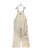 CarHarttカーハート）の古着「ダブルニーオーバーオール」｜ベージュ