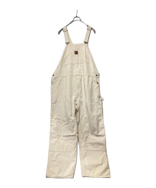 CarHartt（カーハート）CarHartt (カーハート) ダブルニーオーバーオール ベージュ サイズ:50×30の古着・服飾アイテム