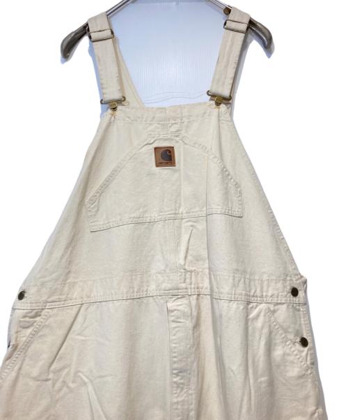 CarHartt（カーハート）CarHartt (カーハート) ダブルニーオーバーオール ベージュ サイズ:50×30の古着・服飾アイテム