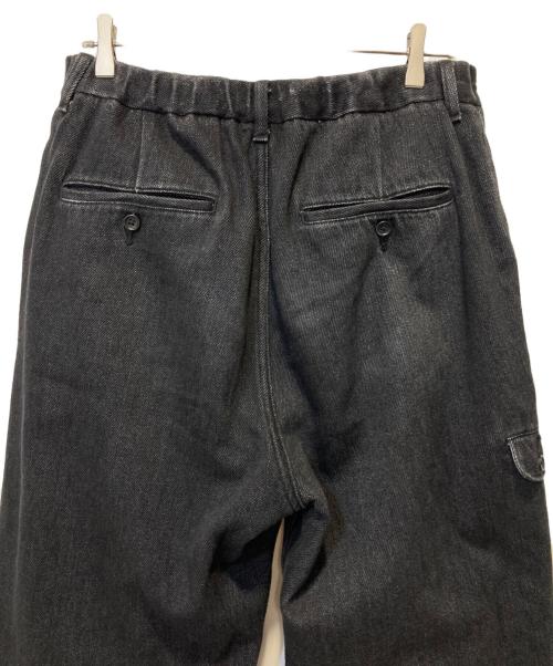 PWA（プア）PWA (プア) LOOSE DENIM TROUSERS ブラック サイズ:XLの古着・服飾アイテム