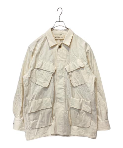 POLYPLOID（ポリプロイド）POLYPLOID (ポリプロイド) UTILITY JACKET ベージュ サイズ:4の古着・服飾アイテム