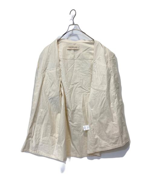 POLYPLOID（ポリプロイド）POLYPLOID (ポリプロイド) UTILITY JACKET ベージュ サイズ:4の古着・服飾アイテム