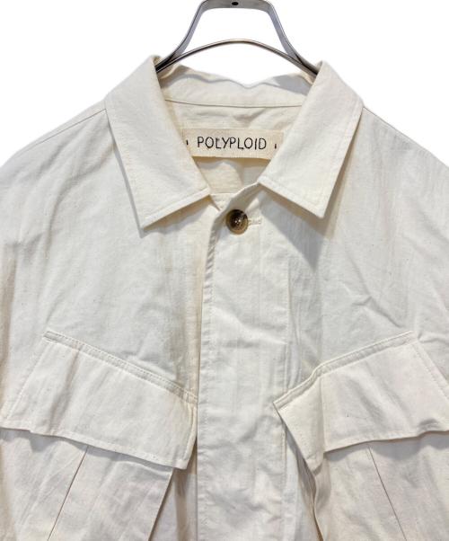POLYPLOID（ポリプロイド）POLYPLOID (ポリプロイド) UTILITY JACKET ベージュ サイズ:4の古着・服飾アイテム