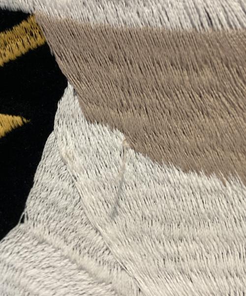 HOUSTON（ヒューストン）HOUSTON (ヒューストン) VELVETEEN SOUVENIR JACKET HOUSTON ブラック サイズ:Lの古着・服飾アイテム