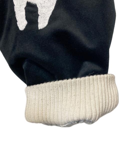 HOUSTON（ヒューストン）HOUSTON (ヒューストン) VELVETEEN SOUVENIR JACKET HOUSTON ブラック サイズ:Lの古着・服飾アイテム