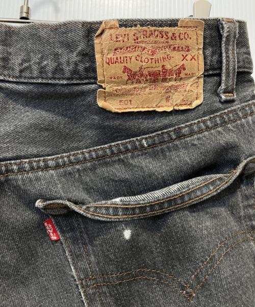 LEVI'S（リーバイス）LEVI'S (リーバイス) 先染めデニムパンツ ブラック サイズ:W32 L34の古着・服飾アイテム