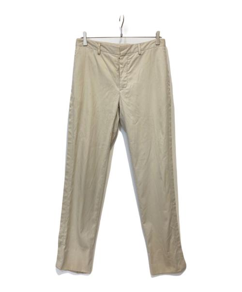 Maison Martin Margiela（メゾンマルタンマルジェラ）Maison Martin Margiela (メゾンマルタンマルジェラ) サイドラインスラックス ベージュ サイズ:46の古着・服飾アイテム