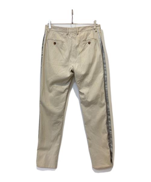 Maison Martin Margiela（メゾンマルタンマルジェラ）Maison Martin Margiela (メゾンマルタンマルジェラ) サイドラインスラックス ベージュ サイズ:46の古着・服飾アイテム