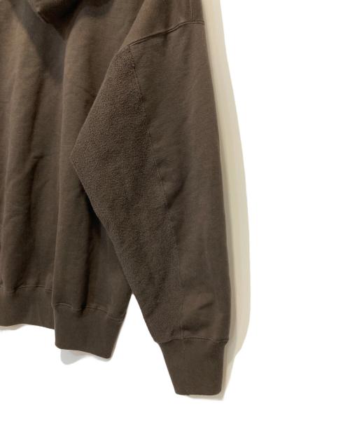 stein（シュタイン）stein (シュタイン) OVERSIZED UNTWISTED YARN SWEAT HOOD ブラウン サイズ:Ｌの古着・服飾アイテム