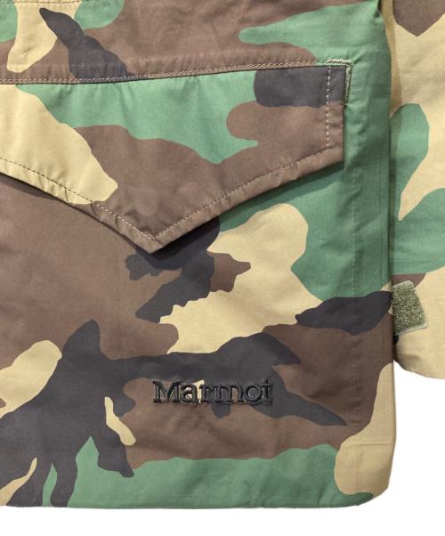 MARMOT（マーモット）Marmot (マーモット) BEAMS (ビームス) カモフラミリタリージャケット グリーン サイズ:Mの古着・服飾アイテム