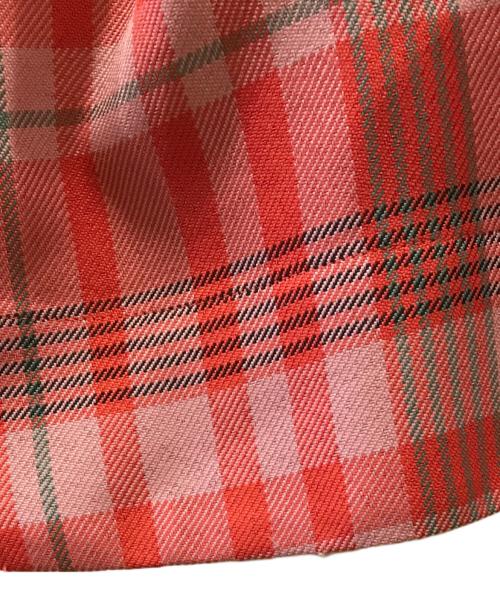 Ameri（アメリ）AMERI (アメリ) EVELYN CHECK FLARE SKIRT ピンク サイズ:Sの古着・服飾アイテム