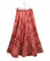 AMERI（アメリ）の古着「EVELYN CHECK FLARE SKIRT」｜ピンク