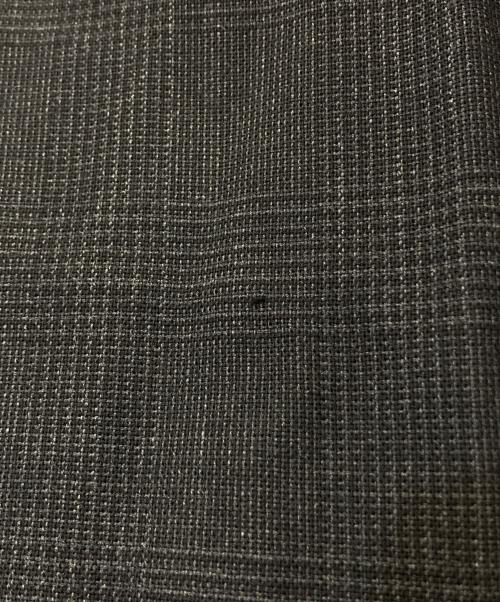 JOHN LAWRENCE SULLIVAN（ジョン ローレンス サリバン）JOHN LAWRENCE SULLIVAN (ジョン ローレンス サリバン) GLEN PLAID STRAIGHT TROUSERS グレー サイズ:48の古着・服飾アイテム