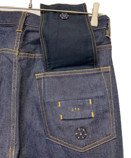 SASQUATCHfabrix.（サスクワッチファブリックス）SASQUATCHfabrix. (サスクワッチファブリックス) SFX 5PK WIDE DENIM PANTS インディゴ サイズ:Ｌの古着・服飾アイテム