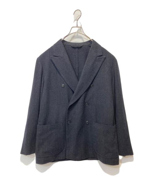 COMOLI（コモリ）COMOLI (コモリ) リファインウールダブルジャケット ブラック サイズ:2の古着・服飾アイテム