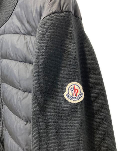 MONCLER（モンクレール）MONCLER (モンクレール) MAGLIONE TRICOT CARDIGAN ブラック サイズ:Mの古着・服飾アイテム