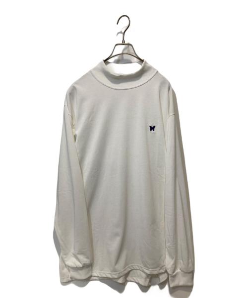 Needles（ニードルズ）Needles (ニードルズ) L/S Mock Neck Tee ホワイト サイズ:Lの古着・服飾アイテム